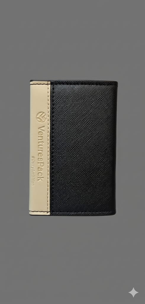 Venturespack minimal leather slim blocked rfid wallet and card holder